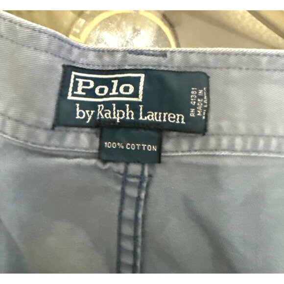 Polo Ralph Lauren Mens Light Blue Cotton Cargo Shorts Size 40 With Multiple Pock - Picture 4 of 6